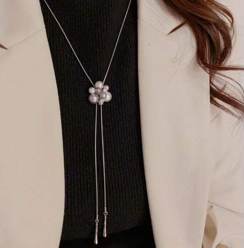 Collar Bouquet Perlas