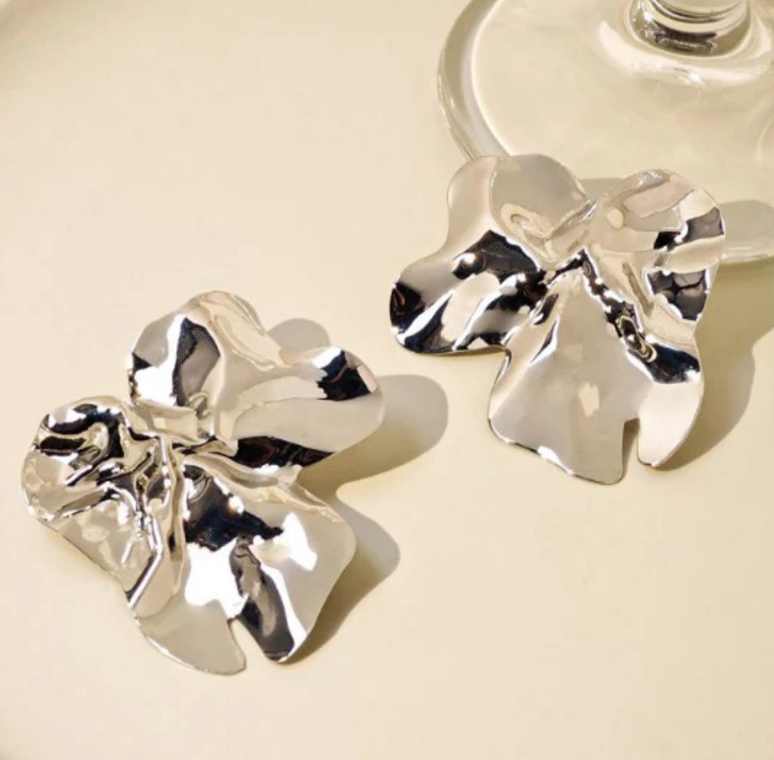 Aretes hoja