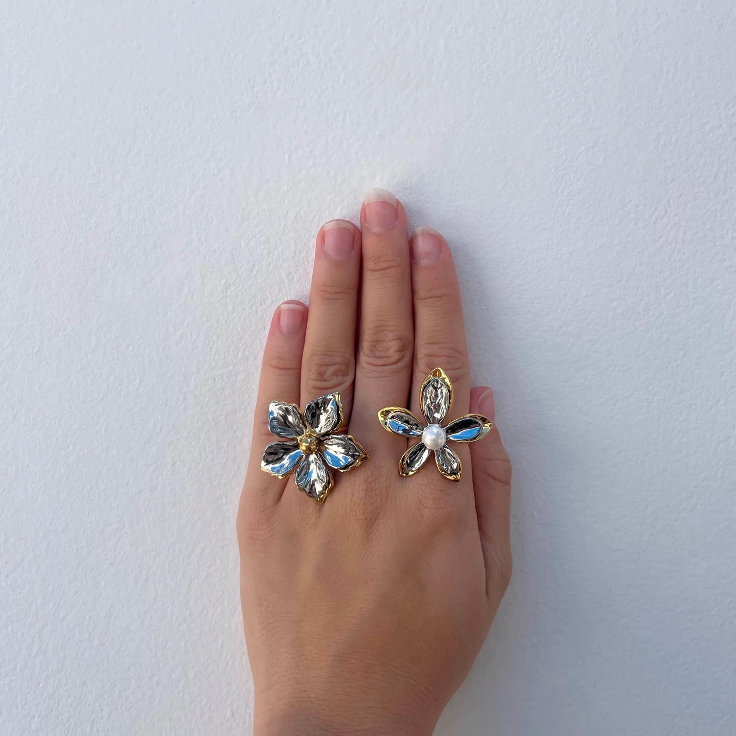 Anillo Flor Gigante