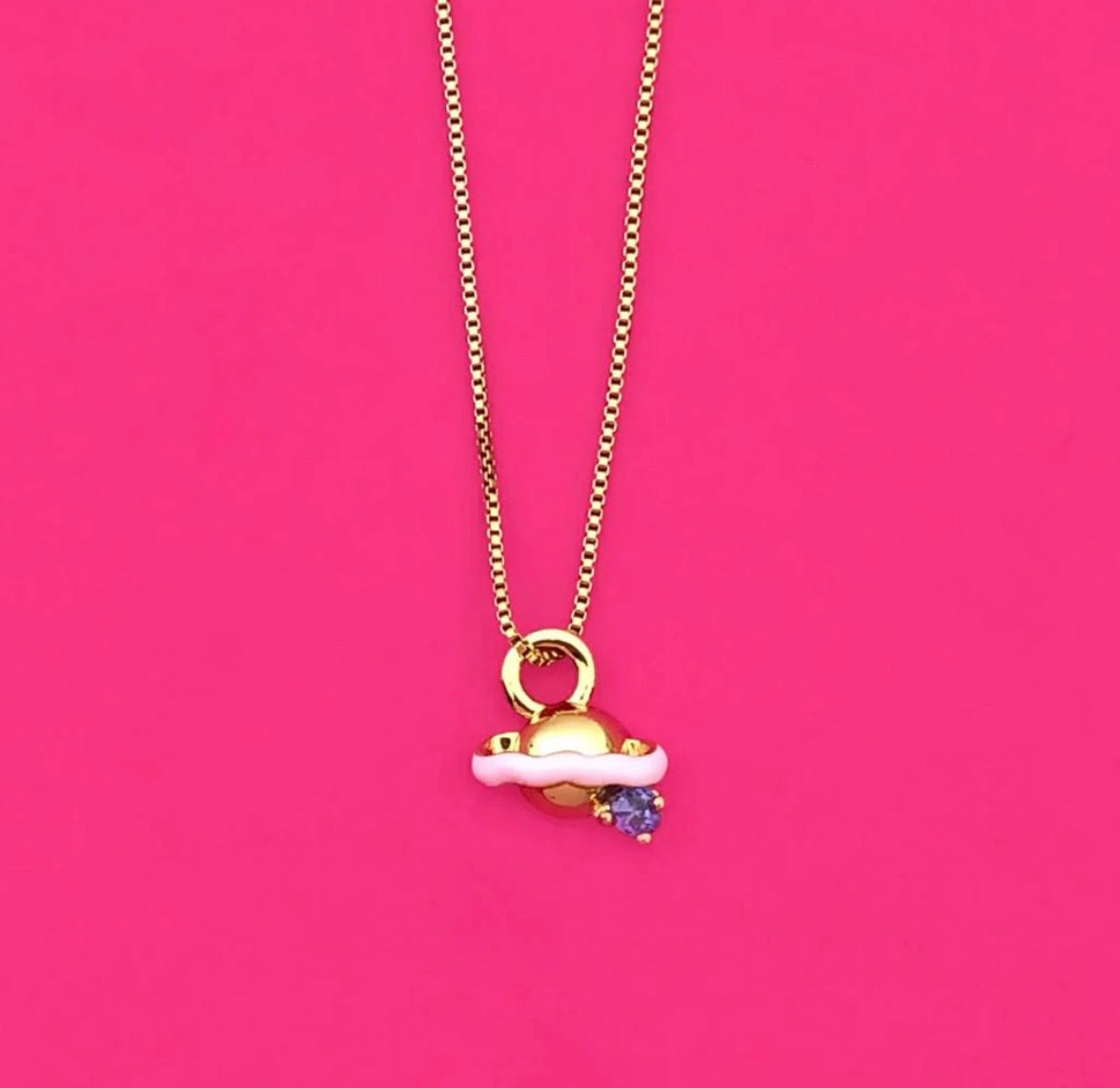 Collar Nube Rosa