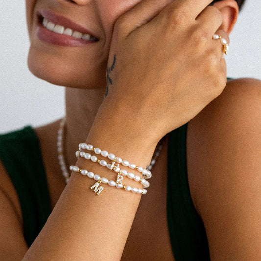 Brazalete Inicial Perla