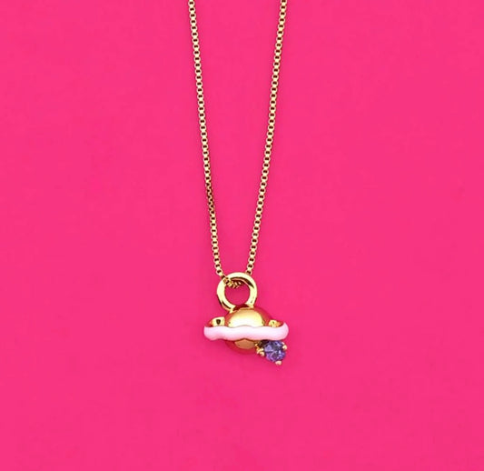 Collar Nube Rosa