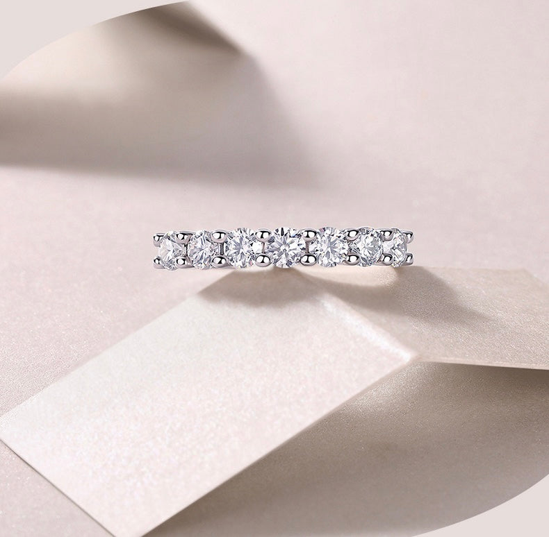 Media Churumbela Corte Redondo Moissanita 0.7 ct