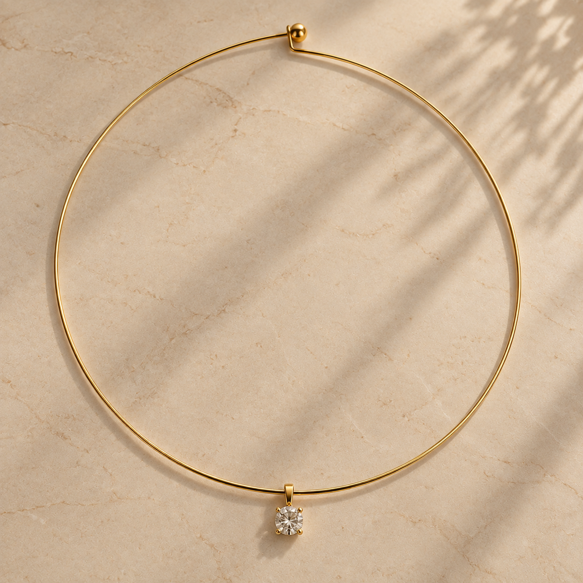 Choker Rígido Corte Redondo