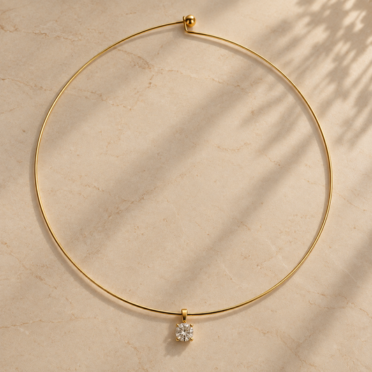 Choker Rígido Corte Redondo