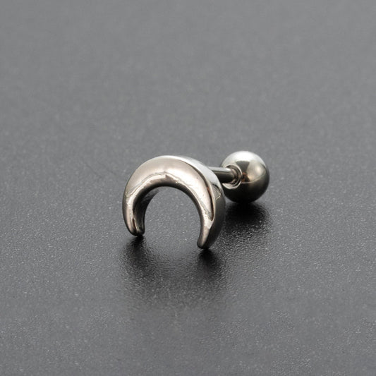 Piercing Luna Acero Quirúrgico